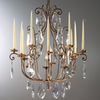 Article 374 Bohemia Chandelier with Candles