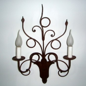 Article 392 2 Light Forged Sconce