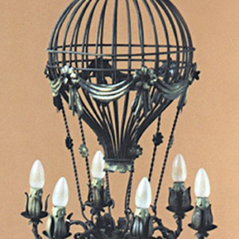 Article 73 Small 6 Light Air Balloon Chandelier