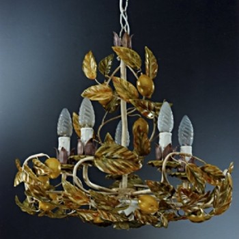 Article 9141 Chandelier with Lemons