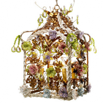 Birdcage Light 14 inches x 14 inches x 21 inches