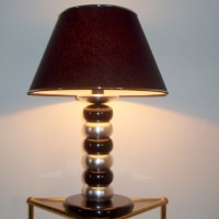 Black and Silver Table Lamp