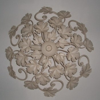 Ceiling Lamp with Wine Leaves