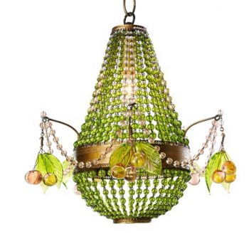 Cherry Blossom Parisian Chandelier 10 inches x 13 inches