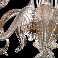 Classic Toso Murano Chandelier, detail