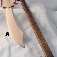 Hand-Carved Wood Swords
