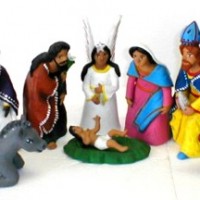 Clay Nativity Set