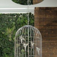 Crystal Canary Chandelier