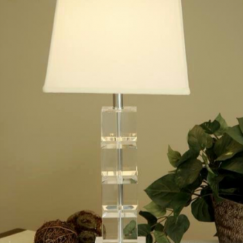 Crystal Cubes Table Lamp