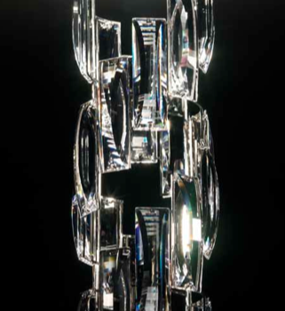 Double Helix Swarovski Crystal Light