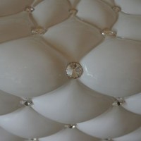 Ceramic Coffee Table with Swarvski Crystals, detail