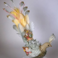 Fancy Plumage Bird Ornament