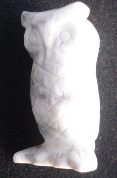 Howlite Owl Charm