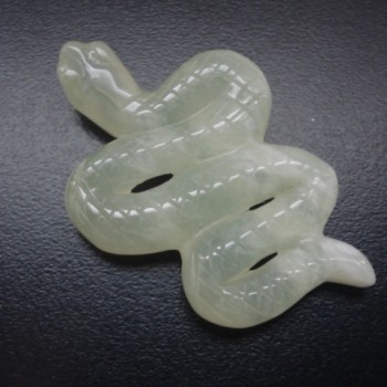 Jade Snake Charm