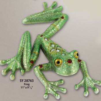 Mosaic Frog Figurine