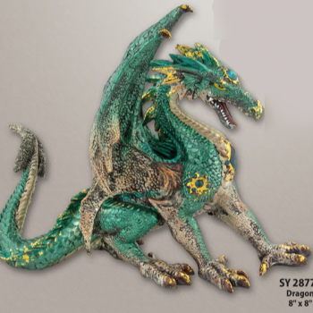 Rearing Dragon Figurine