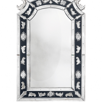 18th Century Style Two Tone Venetian Mirror