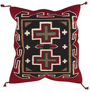 24x24 Wool Tapestry Pillow 881