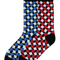 3D Squares Socks