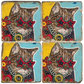 Cool Cat Terracotta Tiles