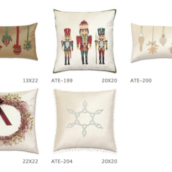 Decorative Silk Holiday Pillows