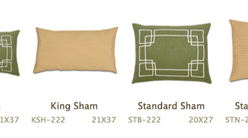 Emerald Ocean Liner Pillows