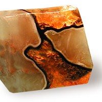 Fire Geode Rock Soap