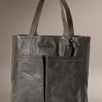 Hammered Leather Tote Bag