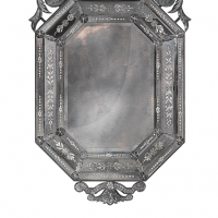 Hand Engraved Venetian Mirror