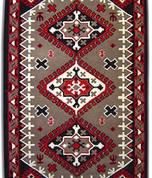 Hand-Tufted Wool Rug 6x9, more detail