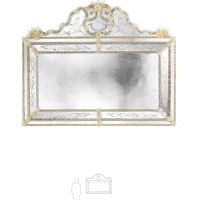 Horizontal Venetian Mirror