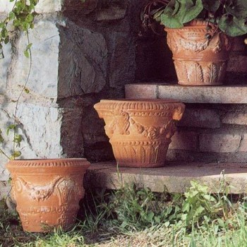 Italian Terracotta Planter Set of 3