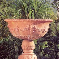 Large Italian Terracotta Vase Planter