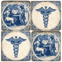 Medical Historian Terracotta Tiles