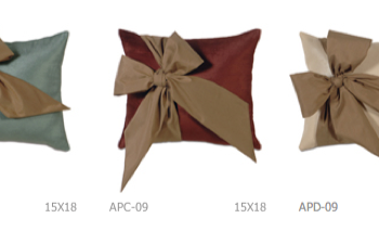Oversize Bow Decorative Pillows, detail