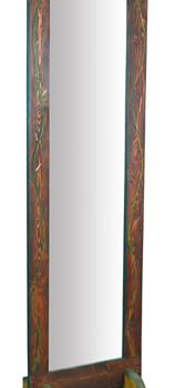 Painted Vine Standing Full Length Mirror
