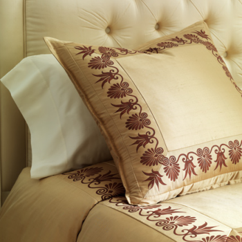 Pintuck Silk Pillows