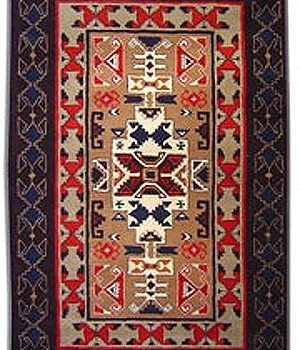 Southwestern Wool Rug, 6x9  even more detail