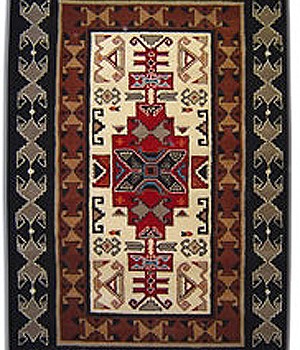 Southwestern Wool Rug, 6x9  much more detail