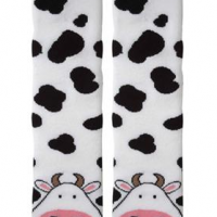 Tubular Cow Socks