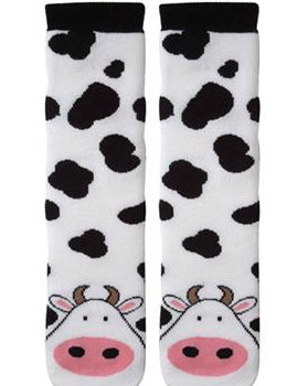 Tubular Cow Socks