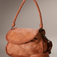 Woven Leather Artisan Handbag