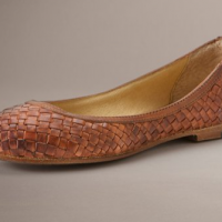 Woven Leather Flats