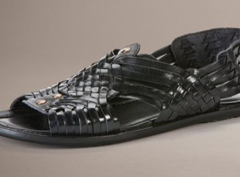 Woven Leather Men's Sandals