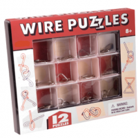 12 Set of Wire Puzzles