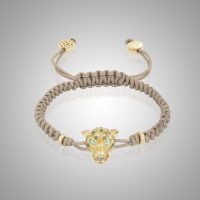 18k Gold Tiger Bracelet