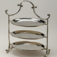 3-Tier Silver Candy Tray