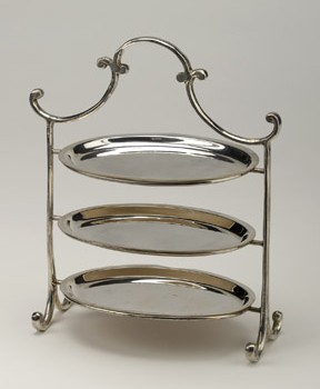 3-Tier Silver Candy Tray