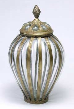 Antique Finished Jar with Lid