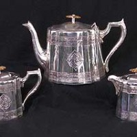Art Deco Silver Tea Set